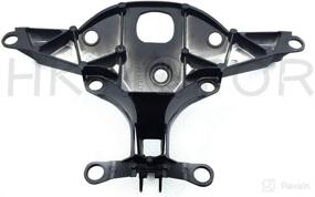 img 1 attached to 🏍️ Hongk - Motorcycle Black Upper Stay Cowl Bracket Fairing Bracket Replacement Compatible with Yamaha YZF R1 2004 2005 2006