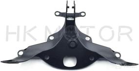 img 4 attached to 🏍️ Hongk - Motorcycle Black Upper Stay Cowl Bracket Fairing Bracket Replacement Compatible with Yamaha YZF R1 2004 2005 2006