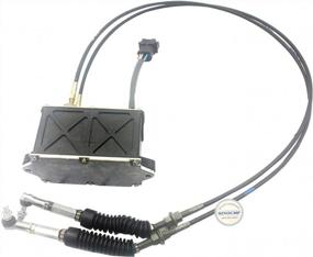 img 4 attached to SINOCMP Excavator E320D 320D Throttle Electric Motor, 2 Cables 7 Pins Square Plug Stepping Motor Accelerator Assembly - 6 Month Warranty