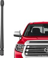 📶 enhance fm/am reception with rydonair antenna | compatible with toyota tundra 2000-2022 | 9 inches flexible rubber replacement logo