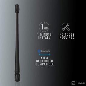 img 3 attached to 📶 Enhance FM/AM Reception with Rydonair Antenna | Compatible with Toyota Tundra 2000-2022 | 9 Inches Flexible Rubber Replacement