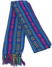 img 1 attached to Doula Mexican Rebozo Shawl: Stylish Women's Accessories in Scarves & Wraps Collection