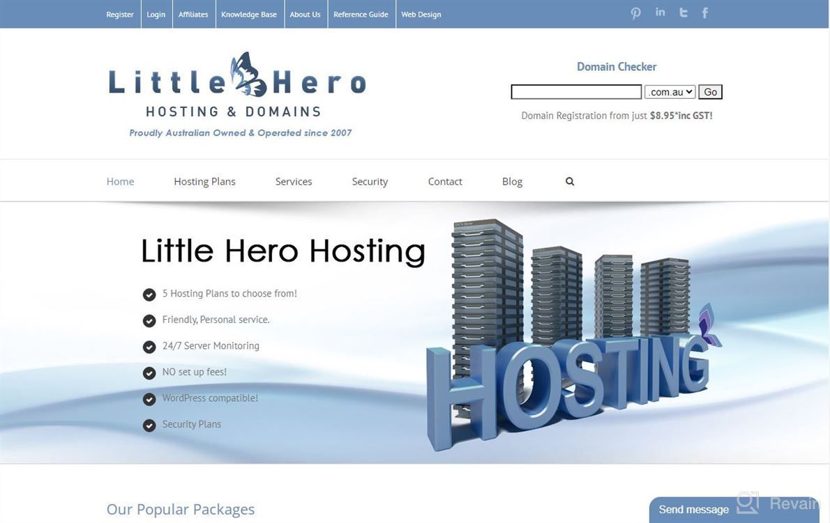 img 1 attached to Little Hero Hosting review by George Scoles