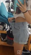 img 1 attached to Vintage High Waist Denim Shorts For Women With Frayed Ripped Raw Hem - Weigou Jean Shorts review by Scott Tompkins