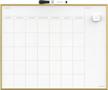 u brands magnetic monthly calendar dry erase board, 16 x 20 inches, gold aluminum frame - 364u00-01 logo