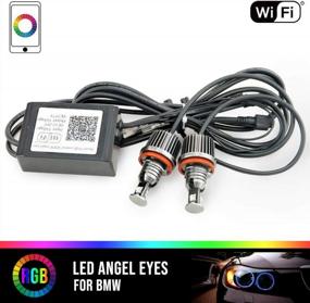 img 2 attached to NSLUMO RGB H8 36W LED Marker Angel Eyes Canbus WF Control Halo Ring Bulb For BMW E82/E90/E92/E93/E70/E71/E60/E61/E63/64