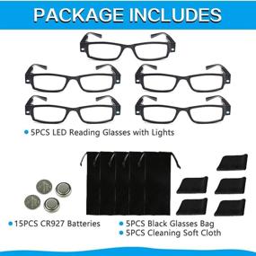 img 3 attached to Reading Glasses Readers Magnifier Nighttime Vision Care ~ Reading Glasses