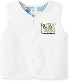 img 4 attached to Warm Sleeveless Jacket for Baby Toddler Vest, Ideal for Spring and Winter, Pureborn Brand, Waistcoat for Children Ages 0-5 Years