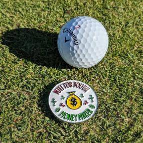 img 2 attached to Putt For Dough With Foretra'S Metallic Golf Poker Chip Magnetic Ball Marker And Removable Ball Marker - A Must-Have Money Maker For Golfers