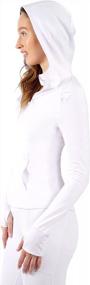 img 1 attached to Stay Comfortable And Stylish During Workouts With Yogalicious Full-Zip Hooded Jacket