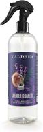 caldrea linen and room spray air freshener - lavender cedar leaf 🌿 scent, 16 oz - made with essential oils, plant-derived ingredients, and thoughtful selections логотип