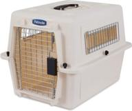 🐾 petmate ultra vari kennel: premium carrier for small pets up to 15 lbs in bleached linen logo