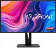 asus proart pa329c displayhdr600 monitor: 4k displayport, 65hz, flicker-free, height/tilt/pivot adjustable, hdmi - high-quality visuals logo