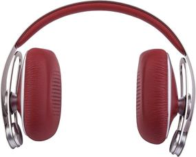 img 1 attached to Moshi Avanti On-Ear Headphones - Lightweight, High-Resolution, Detachable Cable - Burgundy Red (Carrying Case Included)
