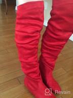 img 1 attached to Step Up Your Style With DailyShoes Women'S Fashion-Hi Over-The-Knee Flat Boots review by Sam Dhungana
