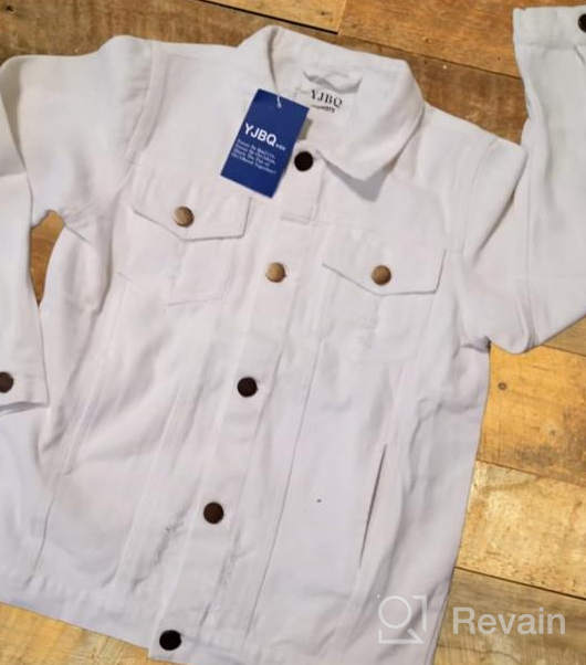 img 1 attached to 🧒 Oversize Denim Jackets for Kids Girls, Loose Classic Coats, Jeans Tops, Casual Outerwear for Children Boys, Teen Outfit, 5-14 Years review by Jeff Bundrick