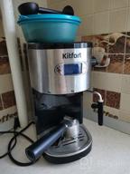 img 1 attached to Coffeemaker Kitfort KT-740, black review by Franciszka Majewska ᠌