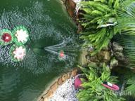 img 1 attached to Pennington Aquagarden, Inpond 5 In 1 Pond & Water Pump, Filter, UV Clarifier, LED Spotlight And Fountain, All In One Solution For A Clean, Clear, And Beautiful Pond, For Ponds Up To 600 Gallons review by Melisa Byers