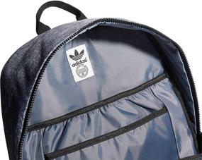 img 3 attached to adidas Originals National Backpack with 3-Stripes, Onix Jersey/Black, Universal Size