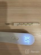 картинка 1 прикреплена к отзыву Термометр iHealth PT3 для лба без контакта: цифровой инфракрасный бесконтактный термометр с ультрачувствительными датчиками для взрослых, детей и младенцев. от Aneta Szczepaska ᠌
