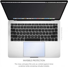 img 1 attached to 2PK UPPERCASE GhostCover Touch Premium Matte Finish Trackpad & Touch Bar Protector For 2020+ MacBook Pro 13" And Early 2020 Version