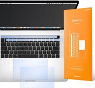 2pk uppercase ghostcover touch premium matte finish trackpad &amp; touch bar protector для macbook pro 13 дюймов 2020 г. и версии начала 2020 г. логотип