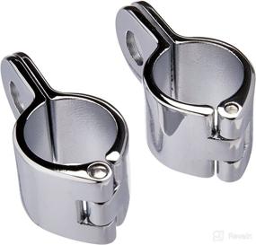 img 1 attached to 🏍️ Kuryakyn 1000 Motorcycle Accessory: Magnum Quick Clamps - Chrome, 1 Pair, For 1-1/4" Engine Guards or Tubing