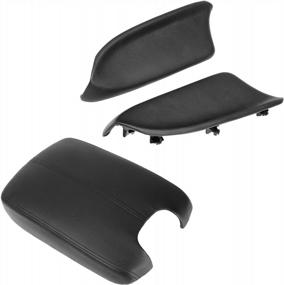 img 4 attached to ISSYAUTO Armrest Cover & Door Panels Replacement Set For 2008-2012 Accord - Compatible With Center Console For Improved Comfort And Convenience