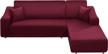 protect your furniture in style with naisi l-shaped sectional couch cover and pillowcases set in burgundy logo