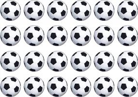img 3 attached to 13.5" Soccer Ball Cut Outs - 24 Piece Durable Paper Sports Theme Birthday Party Decorations, Black/White - Beistle