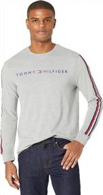 img 4 attached to Tommy Hilfiger Heather Cotton Sleeve Men's T-Shirts and Tanks