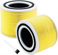 levoit core 300 & 300s replacement filter - 3-in-1 h13 true hepa, compared to #core300-rf-pa - 2 pack logo