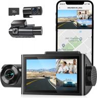 wolfbox i07 dash cam: the ultimate 3-channel car camera with superb video quality, wifi gps, and parking monitor, supports 128gb max логотип