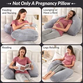 img 3 attached to Elover Pregnancy Pillows Sleeping Maternity