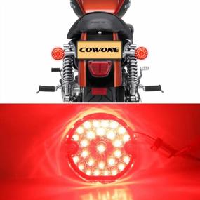 img 1 attached to COWONE 2021 Coolest 3 1/4 Inch Rear LED Turn Signals 1156 Running Light Brake Lights Compatible With Motorcycle Road Glide Road King Softail Ultra Classic Ultra Limited Electra Glide