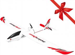 img 4 attached to Funtech 2M RC Plane With Powerful Brushless 1400KV Motor, 2.4GHz 6-Channels, 6-Axis Gyro Stabilizer, EPO And Plastic Unibody Fuselage, Perfect RC Airplane For Adults, Wingspan 78.7 Inches - RFT