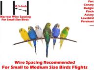 xl corner parrot bird flight cage w/seed guard - 30"x30"x64"h, white vein логотип