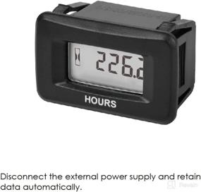 img 2 attached to 🕒 Jayron HM055AD Digital LCD Hour Meter: Accurate Data Accumulation for Multiple Applications - Garden, Lawn Mower, Tractor, Generator, Golf Cart, Club Car, Boat, ATV, Motor, Compressor, Pneumatic Equipment