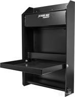 🔧 extreme max junior aluminum work station storage cabinet: efficient organization solution for race trailers, shops, and garages - black logo