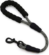 train and walk your medium to large dogs with mycicy short dog leash: 18-inch strong nylon rope with padded handle логотип