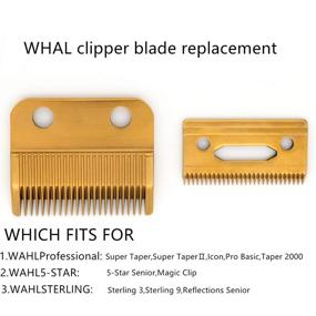 img 3 attached to HONGNAL Replacement Clipper Blades For Wahl 2 Hole Trimmers - 1Mm To 3Mm, Compatible With Wahl 1006, Super Taper #8400 & Blade Set #30-15-10
