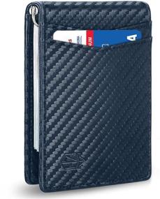 img 4 attached to 💼 Effective Blocking Men's Accessories: Minimalist Bifold Pocket Wallets, Card Cases & Money Organizers