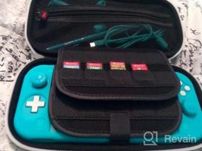 img 7 attached to Black Blue ButterFox Slim Carrying Case For Nintendo Switch Lite With 19 Game And 2 Micro SD Card Holders, Convenient Storage For Switch Lite Accessories