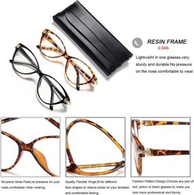 img 2 attached to Reading Glasses Blocking Lightweight Eyeglasses Vision Care ~ Reading Glasses