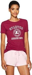 img 1 attached to Get Active With Amazon Exclusive Women'S Athletic Dept. Logo Tee - Short Sleeve Starter Shirt