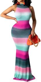 img 4 attached to 👗 Stylish & Comfy: Summer Maxi Dresses for Women's Vacation Clothing at Dresses