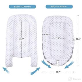 img 3 attached to Breathable Portable Bassinet for Kids 🛏️ - AMPERSIN Sleeping Option at Home Store