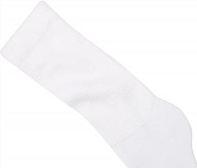 img 2 attached to COOLMAX Fiber Non-Binding Crew Socks For Women With Extra Wide Top - Multipack From MediPeds