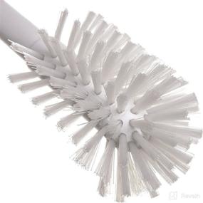 img 3 attached to Carlisle 4041300 Dish Brush with High-Quality Polyester Bristles - 12-inch Handle