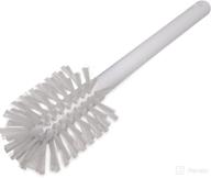 carlisle 4041300 dish brush with high-quality polyester bristles - 12-inch handle logo